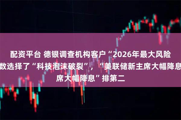 配资平台 德银调查机构客户“2026年最大风险”：超半数选择了“科技泡沫破裂”，“美联储新主席大幅降息”排第二